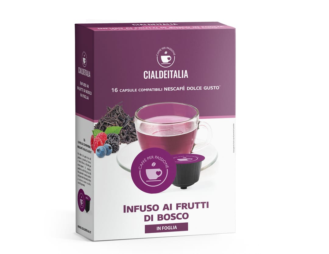 Infuso ai Frutti di Bosco in foglia - 16 capsule